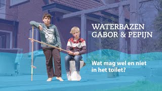 Waterschap Vechtstromen - Waterbazen Gabor & Pepijn: wat mag wel en niet in het toilet?