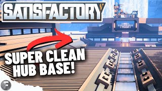 | Satisfactory | Building A CLEAN FUTURISTIC HUB BASE - Episode #3