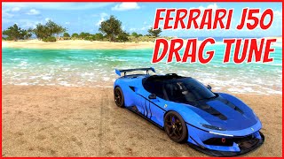 Forza Horizon 5 Ferrari J50 Drag Tune | FH5 Best Drag tune of Ferrari J50