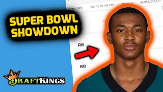 NFL DRAFTKINGS SUPER BOWL SHOWDOWN PICKS (Chiefs vs Eagles)