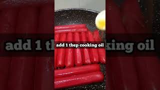 HOW TO COOK A TENDER JUICY HOTDOGS #shorts