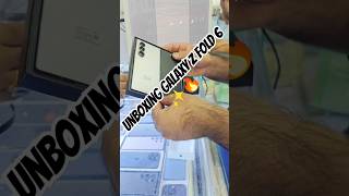 Unboxing Galaxy Z Fold 6 Shadow Silver ✨ #samsung #galaxyzfold6 #trending #shorts #short