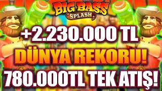 Big Bass Splash | +2.200.00TL DÜNYA REKORU | MİLYONU NEREDEN KAZANIYORUM OYNAT BAKALIM!!!