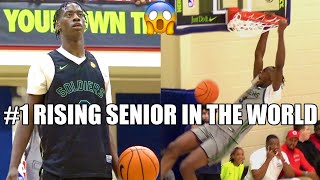 #1 PLAYER IN HIGH SCHOOL BASKETBALL! AJ Dybantsa Peach Jam highlights!