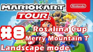 Mario Kart Tour - Rosalina Cup Merry Mountain T Landscape gameplay