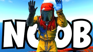 ME HAGO PASAR POR NOOB, NOS CHETAMOS Y RAIDEAMOS ONLINE! Rust Console