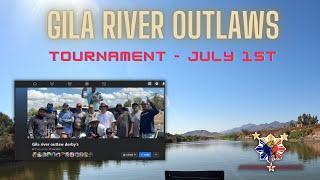 Gila River Outlaws - July 1st Tournament #fishing #bass #kayakfishing