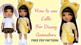 [FREE PDF] Sewing Tutorial & Pattern #07 for Lello Dress/Shirt