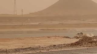 الأمطار الغزيرة فى مدينة توشكي بالامس جنوب صعيد مصر 😍🌧