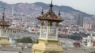 i can see the full view of Barcelona by just standing on top of National Art Museum of Catalonia🇪🇸