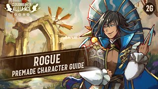 Rogue Premade Character! - Cloudbreaker Alliance TTRPG Beginner's Guide EP2G