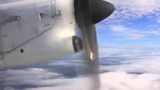 Widerøe Dash 8-100, WF677 Alta (ALF / ENAT) to Tromsø (TOS / ENTC) FULL FLIGHT (1080p)