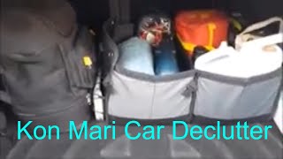 Kon Mari Car Decluttering 2016