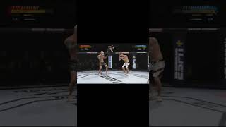 Dustin Poirier Knocks Out Champion OUT COLD UFC 4 #shorts