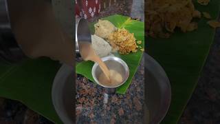 Comfort Breakfast Kotte (Idli) with Chutney, Upma, Poha and Cup of Tea #mangalore #udupi #karkala