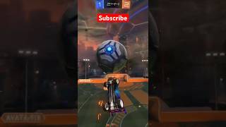 Clean double to even out the match (Rocket League) #rocketleague