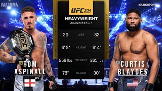 TOM ASPINALL VS CURTIS BLAYDES 2 FULL FIGHT UFC 304