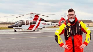 LOT HELIKOPTEREM NA PLATFORME - Niemcy-kwiecień 2022