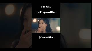 The Way He Proposed Her #youtubeshorts #kdrama #kdramaaddict #kdramaedit #kdramaworld #fbreelsfypシ゚