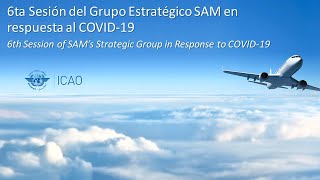 Virtual Session #6 - SAM Regional Strategy Recovery in response to COVID-19