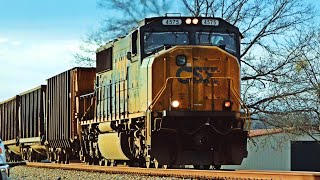 CSX 4575 with a Nice K5LA Leads CSX M524 - 12-22-23