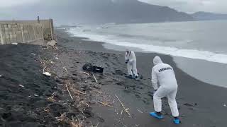 Ritrovamento cadavere sulla spiaggia di Torre Annunziata