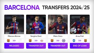 Barcelona Latest Confirmed Summer Transfers | Laliga 2024 / 2025