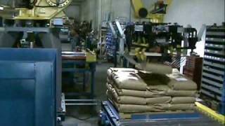 PASCO Robotic Bag Palletizing System - Overlapped Kraft Bags