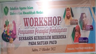 WORKSHOP PENYUSUNAN PERANGKAT PEMBELAJARAN BERBASIS KURIKULUM MERDEKA PADA SATUAN PAUD