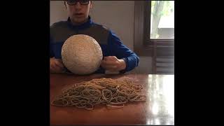 Rubber band ball part 48 - adding 1 pound to the ball to try and beat Daylen Ares