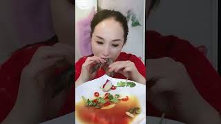 ASMR Eating, Eating Shrimp Snail