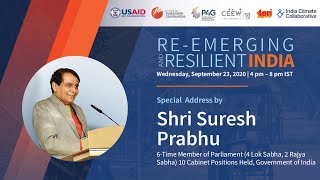 Speaking at the "Re-emerging and Resilient India"