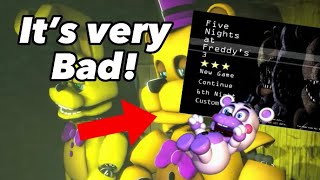 One of the worst FNaF fan games ever created! Why it was so terrible? (Late Upload)