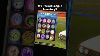 My Rocket League inventory!! #gaming #rocketleague #rocketleaguevideos #games