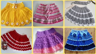 Beautiful And Stylish Baby Crochet Skirts Designs