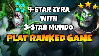 3star Mundo with  4star Zyra TFT SET 13