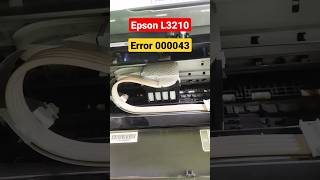 Epson Printer l3210 error 000043 hp printer canon brother TVs #shortvideo #trending #laptop #hack #h