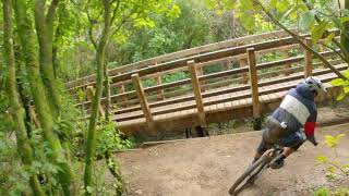 Exhausted on Ikigai Trail Polhill Reserve, Wellington Mountain Biking