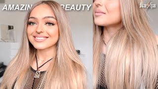 AMAZING BEAUTY HAIR EXTENSIONS 'CLIP IN' REVIEW + DISCOUNT CODE!! ad | KASHA