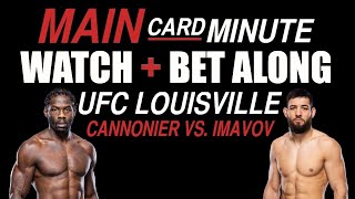 UFC Louisville: Cannonier vs. Imavov LIVE Stream | Watch Along Fight Companion | UFC on ESPN 57