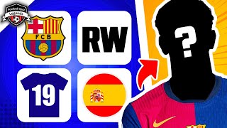 GUESS THE PLAYER BY COUNTRY + CLUB + JERSEY NUMBER + POSITION | FOOTBALL QUIZ 2024