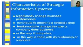 Strategic Information Systems part- 1