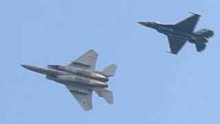 「航空自衛隊 F2、F15戦闘機展示飛行」明野駐屯地航空祭2017