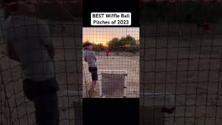 BEST Wiffle Ball Pitches of the 2023 Season Pt. 2 #wiffleball #baseball #pitching #espn #sports