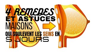 4 remedes et astuces maison qui tonifient et soulevent les seins en 5 jours