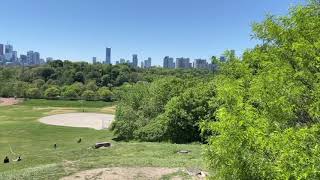 Look at Downtown view from Riverdale Park Toronto