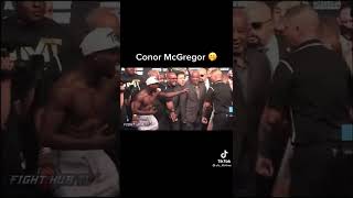 Connor mcgregor bricked up during weigh in #connormcgregor #floydmayweather #ufc #boxing