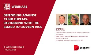 The Legal 500 Webinars: Defending against cyber threats – partnering with the board to govern risk