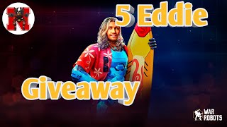 #WRwinEddie || 5 Eddie Giveaway War Robots 5 Elridch Kramola Winners