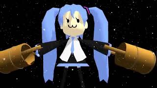 MMDで桶としゅしゅ Hatsune Miku Barrel Transformation